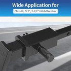 Hitch Pin Lock Trailer Hitch Lock 5 8 In 2 Keys For Truck Trailer Receiver Us