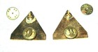 Pair Of Cb German Made 4th Armored Division Support Command Di Crest Badges