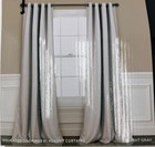 Lush Decor Insulated Blackout Curtains 52 w    120 l Light Gray Set 2 Panels New