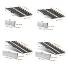 Uimoso Folding Aluminum Wheelchair Ramp 2 3 4 5 6 7 8 10 Ft Mobility Ramp 800lbs