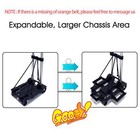 Car Seat Travel Cart Carseat Roller  Extendable Base Plate  Foldable  Storable