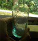 Scarce 1860 Worcestershire Jockey Club Sauce Bottle Civil War Era Drippy Lip
