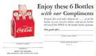 Coca Cola Coke Advertising Card