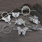 8pcs Viking Celtic Hair Clips Vintage Celtic Knot Hair Accessories For Women