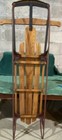 Flexible Flyer Airline Junior 251h Vintage Wooden Sled Brown Red Kids