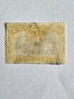 1910 3d Rhodesia Double Headed Stamp Purple yellow 14 14 Perf