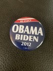 2012 Obama Biden Presidential Pinback Button