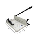Hfs r  Heavy Duty Guillotine Paper Cutter - 12  Commercial Steel A3 a4 Trimmer