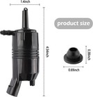 Windshield Washer Pump  Windshield Wiper Pump Compatible With Silverado  Impa 