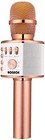  Wireless Bluetooth Karaoke Microphone 3-in-1 Portable Handheld Rose Gold