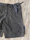 Tripp Nyc Black   Blue Punk Shorts Distressed Size 2x  read Description 