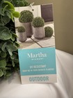 Martha Stewart Faux Topiary Eucalyptus Ball Uv Resistant Indoor Outdoor 8 