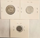 1853 Arrows   Rays Seated Liberty Quarter 1856 Half Dime 1891 Dime