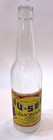 Vintage Devils Lake Nd Region Bottling Ju-see Lemonade Soda Bottle W Paper Label