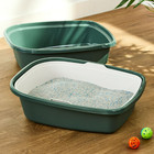 Vibrant Life -large Sifting Cat Litter Box 2 Open Top Pans With Litter Tray