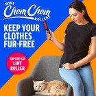 Chomchom Roller Pet Hair Remover     Reusable Lint Mini Roller  Black Matte
