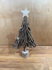 Vtg 18    Driftwood Christmas Tree Farmhouse Rustic Primitive Home Decor Folk Art