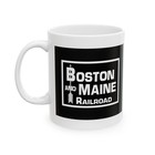 Boston   Maine Railroad  logo   04  Ceramic Mug  11 Oz