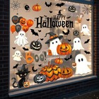 Halloween Window Clings Stickers Decor Fall Halloween Decorations Indoor
