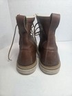 Vintage James Scott Brown Leather Felt Sole Wading Boots Fly Fishing Size 10