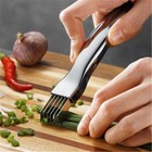 Generic Onion Cutter Vegetable Slicer Stainless Steel Kitchen Tool New