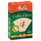 Melitta 4 Cone Coffee Filters  Unbleached Natural Brown  100 Total Filters