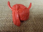 Marx Johnny West Series Chief Cherokee Red Mod Colors Buffalo Horn Headdress