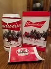 2016 Budweiser Bud Holiday Stein Annual Clydesdale Christmas Beer  New  Busch Ab