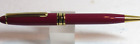 Lot Of 5 Terzetti Executive Heavy Metal Brass Ballpoint Pen- Red  Velvet Pouch