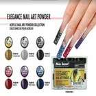 New Mia Secret Monomer 8 Ounce   Elegance Nail Art Powder 6 Colors Collection