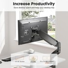 Adjustable Single Monitor Desk Mount Arm Stand For 13 -32  Screens Full Motion G