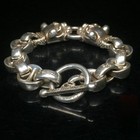 Vintage Indian Navajo Indigenous Handmade Antique Collection Silver Bracelet 092