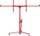 11ft Drywall Lift Panel With Wheels Hoist Plasterboard Sheetrock Jack Lift Red