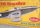 Guillows Wwii Bell P-39d Airacobra Flying Balsa Model Kit  806 Unbuilt Rare  