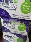 Flents Wipe n Lens Wipes  Clear  300count Individually Wrapped