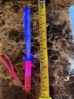 Multicolor Led Fiber Optic Glow Stick Wand With Wrist Straps Lanyards - 200pc