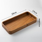 Square Tray Wooden Fruit Storage Household