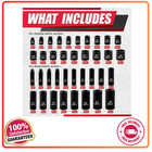64pcs 3 8  Socket Set drive Impact Socket Set  Sae metric  Deep   Shallow  Cr-v