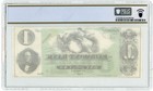 1861  1 The Fairmont Bank Virginia Emergency Civil War Issue 63 Ppq Pcgs 
