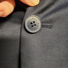 Black N Bianco Boys Blazer Tuxedo Jacket Navy Blue Lined Wedding Formal Size 16