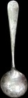 Estate Sterling Silver Salt Spoon s  2 3 8  Plain Unbranded Free Usa Shipping