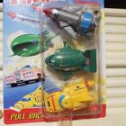 Matchbox 1992 Thunderbirds 3 Pullback Action Vehicles New Mint On C9 Mint Card