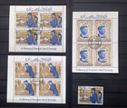 Ras Al Khaima 1967-72  6 Minisheets 64 Big Stamps -art Space Kennedy Birds etc  