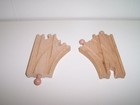 Wooden Train Switching 3 1 2  Switch Track Set Fits Brio Imaginarium Thomas