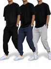 Mens Fleece Sweatpants Winter Warm Joggers Running Sports Gym Casual Trousers