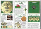 1985 Great Britain United Kingdom -   1 Pound - Welsh Leek - Bu - Royal Mint