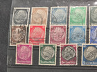 Wwii Ww2 Nazi German Third Reich Paul Von  Hindenburg Stamp Set 1 To 100pf 1932