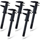  5 Pieces 6 Inch  150 Mm Mini Plastic Caliper Double Scale Measuring Tool 