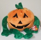 Ty Large Plush Beanie Buddy - Pumkin  The Pumpkin 7 5  Mwmts Stuffed Animal Toy
