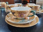 Mini China Tea Set Made In Japan 17 Pieces Girl Tea Pot  Kids Vintage Iridescent